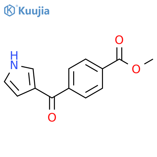 methyl 4-(1H-pyrrole-3-carbonyl)benzoate structure