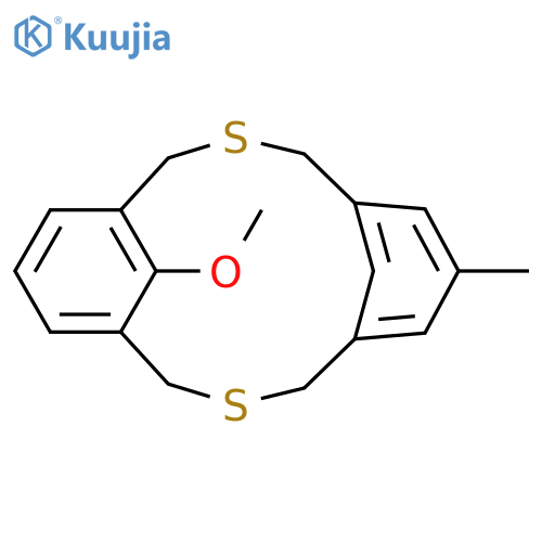 3,11-DITHIATRICYCLO[11.3.1.15,9]OCTADECA-1(17),5,7,9(18),13,15-HEXAENE, 17-METHOXY-7-METHYL- structure