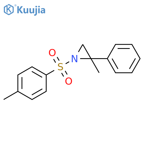 Aziridine, 2-methyl-1-[(4-methylphenyl)sulfonyl]-2-phenyl- structure
