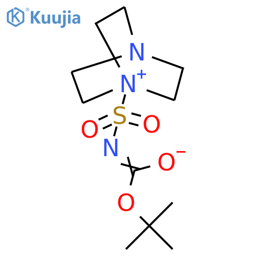 (1,4-Diazabicyclo2.2.2octan-1-ium-1-ylsulfonyl)(tert-butoxycarbonyl)amide structure