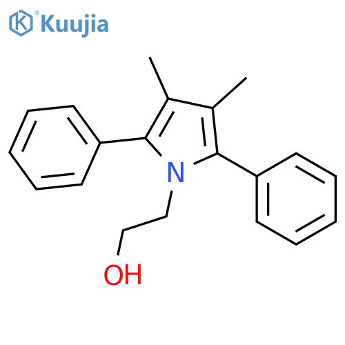 1H-Pyrrole-1-ethanol, 3,4-dimethyl-2,5-diphenyl- structure