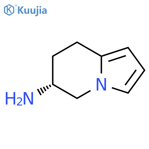 6-Indolizinamine, 5,6,7,8-tetrahydro-, (R)- structure