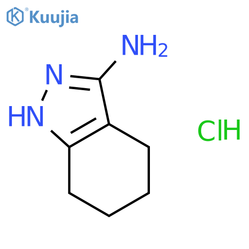 4,5,6,7-tetrahydro-2H-indazol-3-amine hydrochloride structure