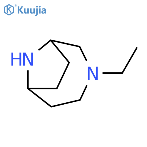 3-ethyl-3,9-diazabicyclo[4.2.1]nonane structure