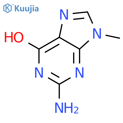 9H-Purin-6-ol, 2-amino-9-methyl- structure