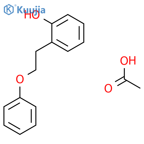 Phenol, 2-(2-phenoxyethyl)-, acetate structure