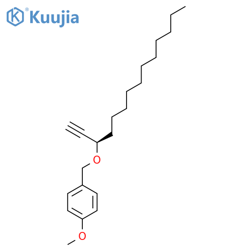 (R)-3-(4-methoxybenzyloxy)tetradec-1-yne structure