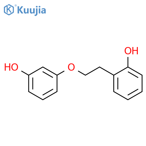 PHENOL, 2-[2-(3-HYDROXYPHENOXY)ETHYL]- structure