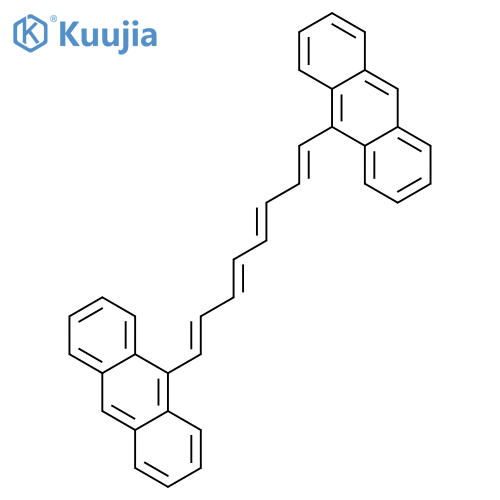 Anthracene, 9,9'-(1,3,5,7-octatetraene-1,8-diyl)bis- structure
