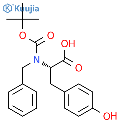 L-Tyrosine, N-[(1,1-dimethylethoxy)carbonyl]-N-(phenylmethyl)- structure