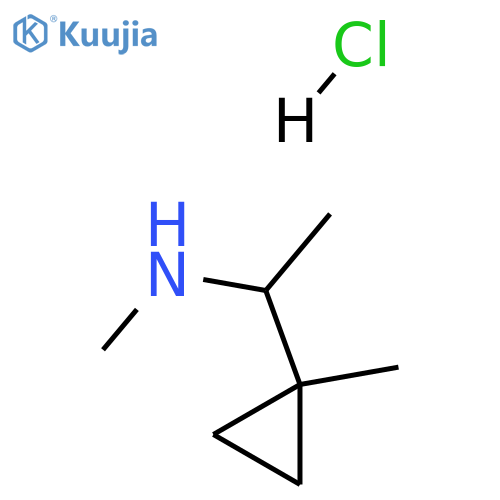 methyl1-(1-methylcyclopropyl)ethylamine hydrochloride structure
