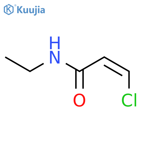 2-Propenamide, 3-chloro-N-ethyl-, (Z)- structure