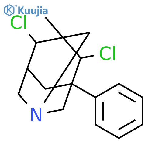 1-Azatricyclo[3.3.1.13,7]decane, 4,6-dichloro-5-methyl-3-phenyl- structure