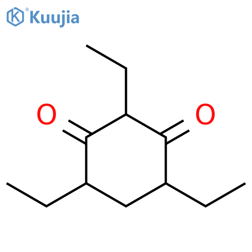 1,3-Cyclohexanedione, 2,4,6-triethyl- structure