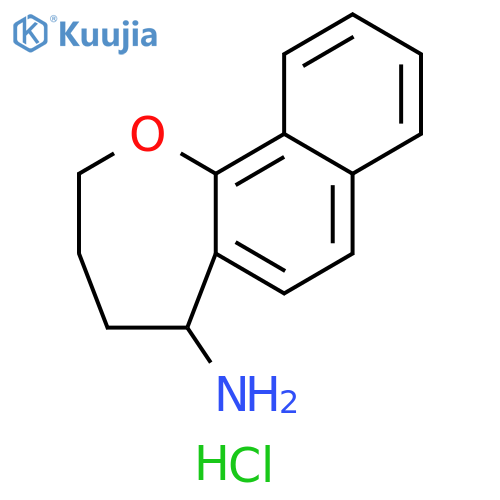 2H,3H,4H,5H-naphtho1,2-boxepin-5-amine hydrochloride structure