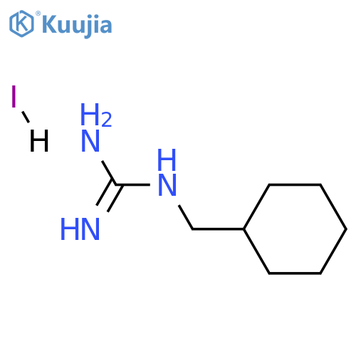 N-(cyclohexylmethyl)guanidine hydroiodide structure