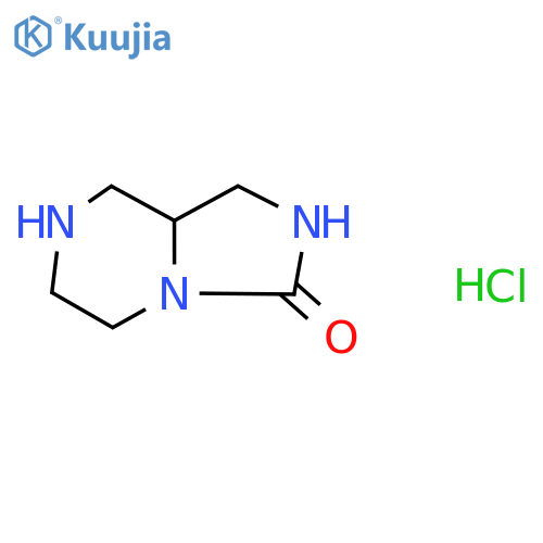 octahydroimidazo[1,5-a]pyrazin-3-one hydrochloride structure