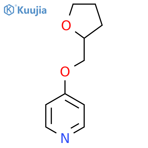 4-[(oxolan-2-yl)methoxy]pyridine structure