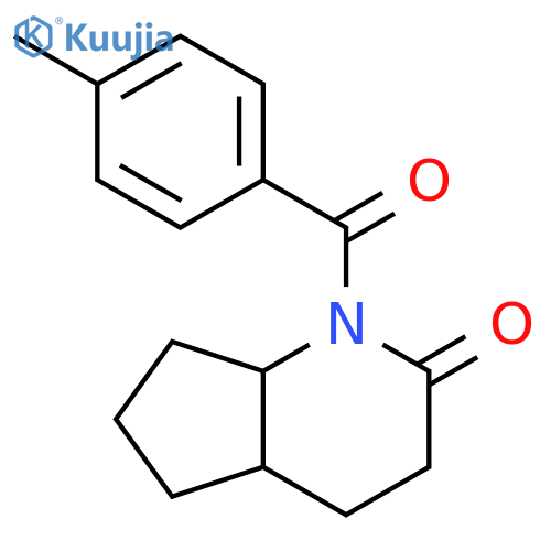 2H-Cyclopenta[b]pyridin-2-one, octahydro-1-(4-methoxybenzoyl)- structure