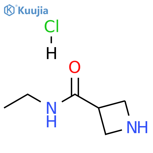 N-ethylazetidine-3-carboxamide hydrochloride structure