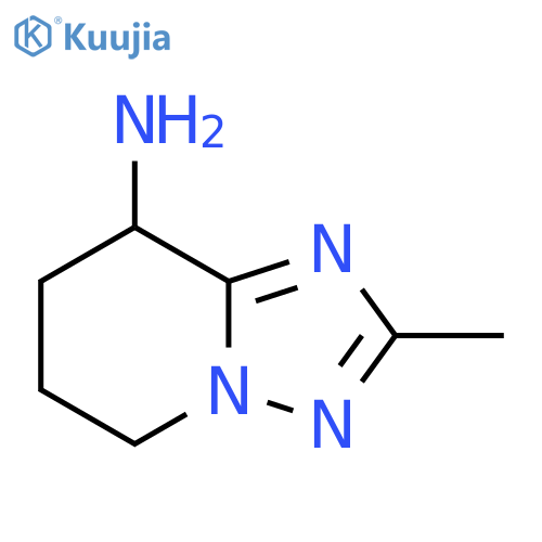 2-methyl-5H,6H,7H,8H-1,2,4triazolo1,5-apyridin-8-amine structure