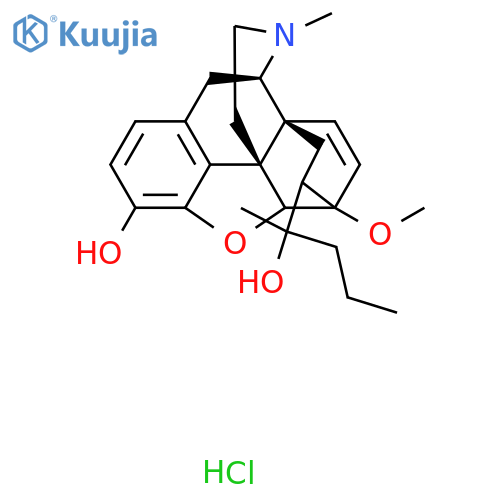 (1R,2S,6R)-19-(2-Hydroxypentan-2-yl)-15-methoxy-5-methyl-13-oxa-5-azahexacyclo[13.2.2.12,8.01,6.02,14.012,20]icosa-8(20),9,11,16-tetraen-11-ol;hydrochloride structure