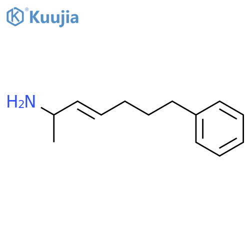 3-Hepten-2-amine, 7-phenyl-, (E)-(±)- structure