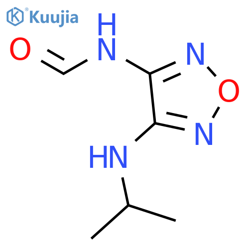 N-{4-[(Propan-2-yl)amino]-1,2,5-oxadiazol-3-yl}formamide structure