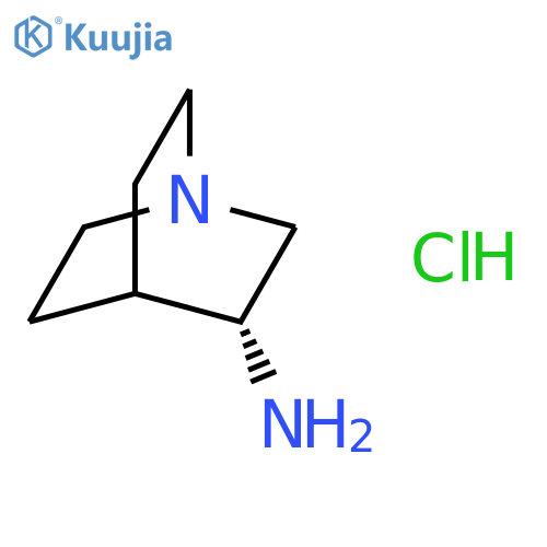 (3R)-1-azabicyclo[2.2.2]octan-3-amine hydrochloride structure
