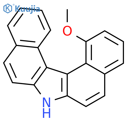 7H-Dibenzo[c,g]carbazole, 1-methoxy- structure