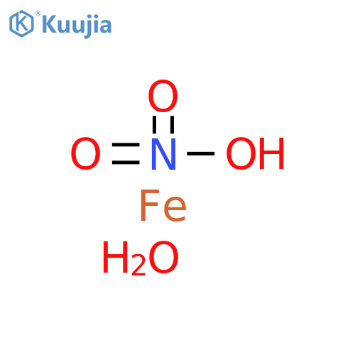 Nitric acid, iron(3+) salt, heptacosahydrate (9CI) structure