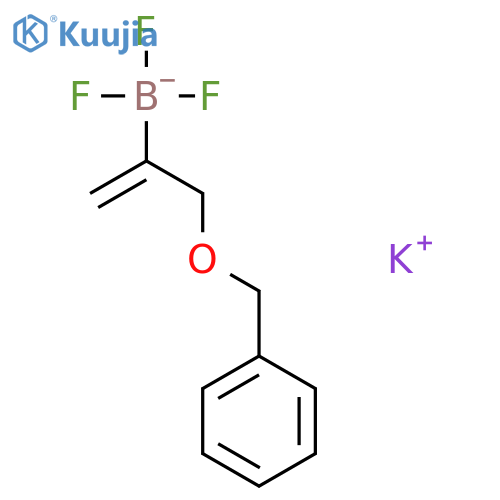 Potassium (3-(benzyloxy)prop-1-en-2-yl)trifluoroborate structure