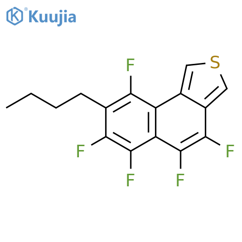 Naphtho[1,2-c]thiophene, 8-butyl-4,5,6,7,9-pentafluoro- structure