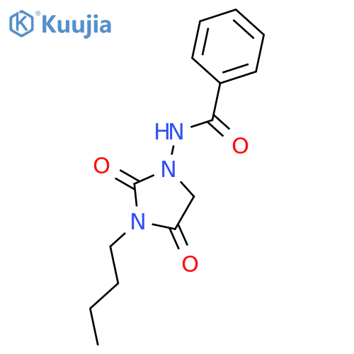 BENZAMIDE, N-(3-BUTYL-2,4-DIOXO-1-IMIDAZOLIDINYL)- structure