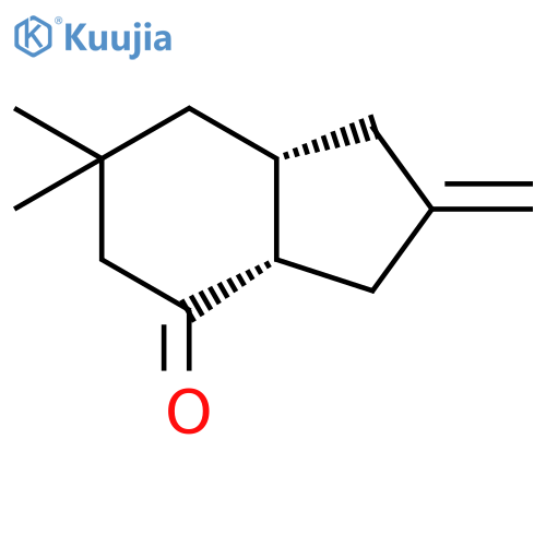4H-Inden-4-one, octahydro-6,6-dimethyl-2-methylene-, cis- structure
