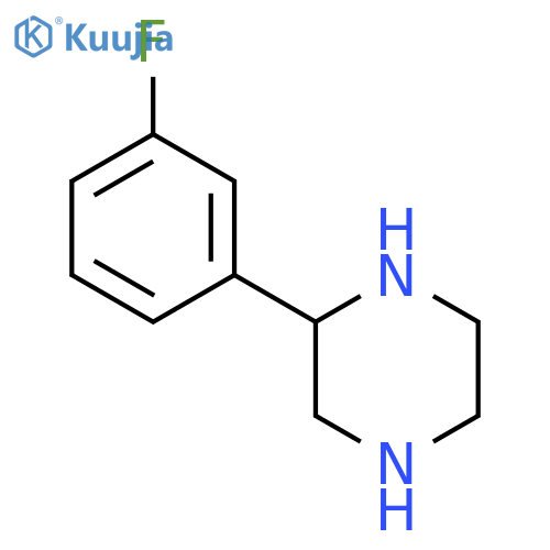 2-(3-Fluorophenyl)piperazine structure