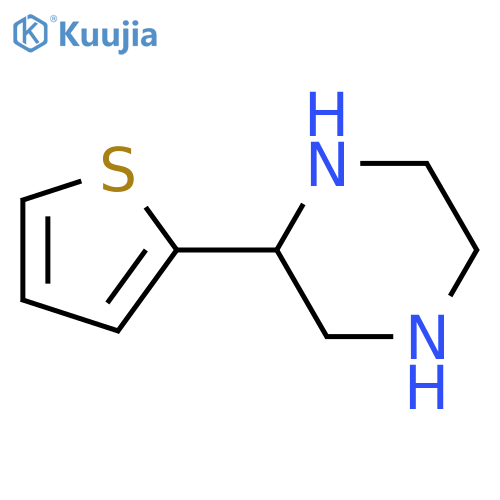 PIPERAZINE, 2-(2-THIENYL)- structure
