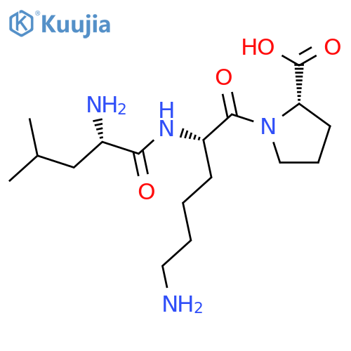 L-Proline, L-leucyl-L-lysyl- structure