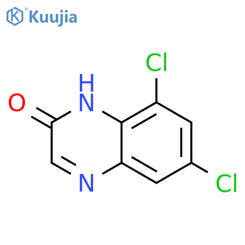 2(1H)-Quinoxalinone, 6,8-dichloro- structure
