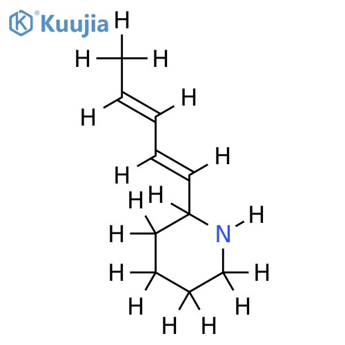 4-Deoxy-(2S,4S)-4-Hydroxy-2-(1,3-pentadienyl)piperidine structure