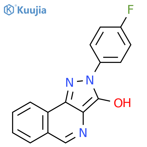 2H-Pyrazolo[4,3-c]isoquinolin-3-ol, 2-(4-fluorophenyl)- structure