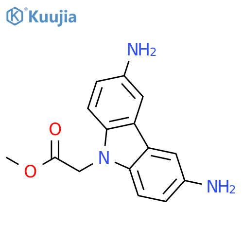 Methyl 2-(3,6-diamino-9H-carbazol-9-yl)acetate structure