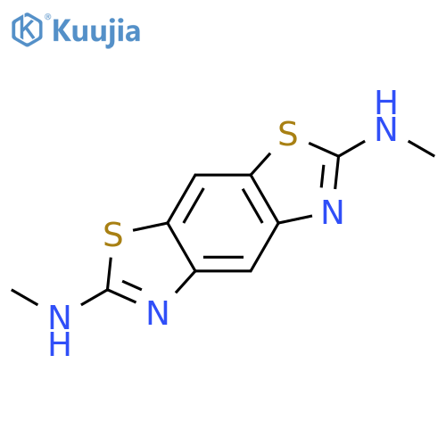 Benzo[1,2-d:5,4-d']bisthiazole-2,6-diamine, N,N'-dimethyl- structure