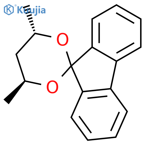 Spiro[1,3-dioxane-2,9'-[9H]fluorene], 4,6-dimethyl-, (4S-trans)- structure