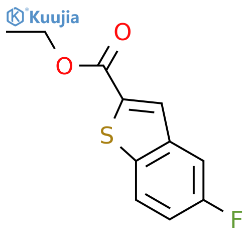 ethyl 5-fluoro-1-benzothiophene-2-carboxylate structure