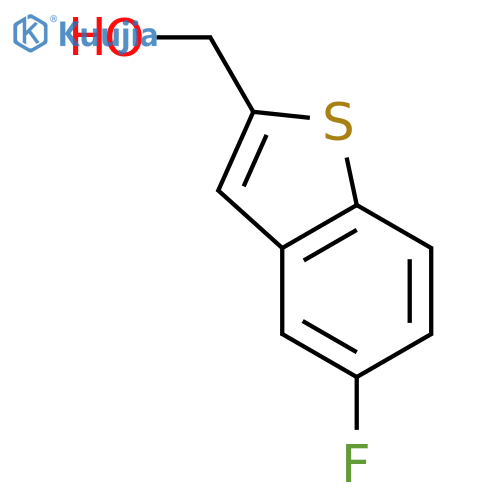 Benzo[b]thiophene-2-methanol,5-fluoro- structure