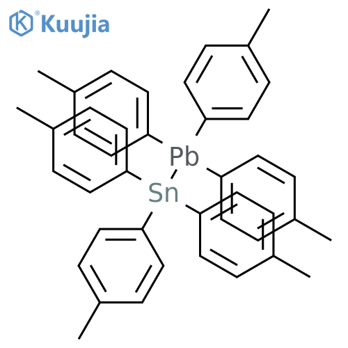 Stannane, tris(4-methylphenyl)[tris(4-methylphenyl)plumbyl]- structure