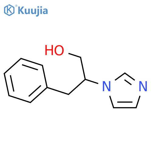 β-(phenylmethyl)-1H-Imidazole-1-ethanol structure