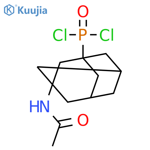 Phosphonic dichloride, [3-(acetylamino)tricyclo[3.3.1.13,7]dec-1-yl]- structure