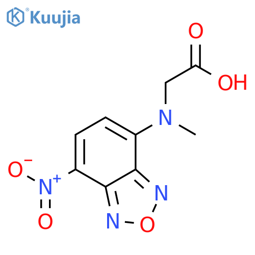Glycine, N-methyl-N-(7-nitro-2,1,3-benzoxadiazol-4-yl)- structure